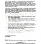 GMATUC Letter to Tony Lloyd